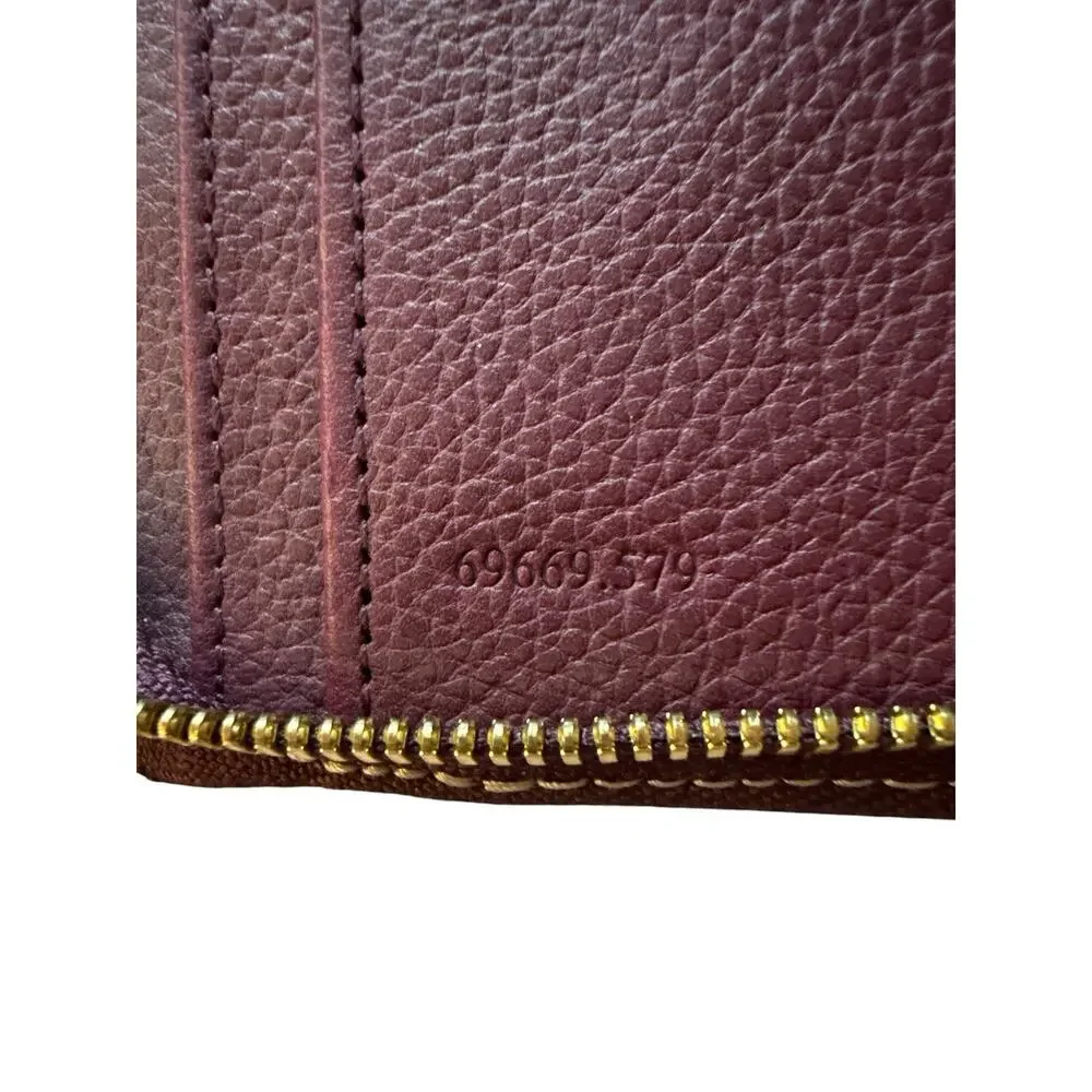 Franklin Quest Planner Binder Burgundy Brown Verona Leather Zip Around No Ring